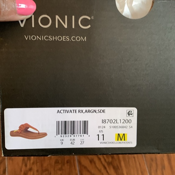 Vionic activate recovery sandals size 11 - Picture 10 of 16